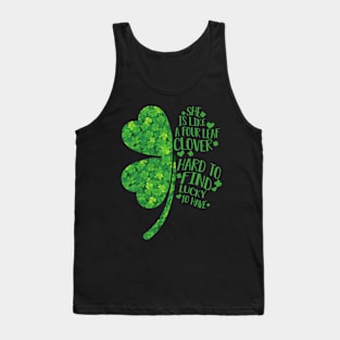 She is Like a Four Leaf Clover Tank Top